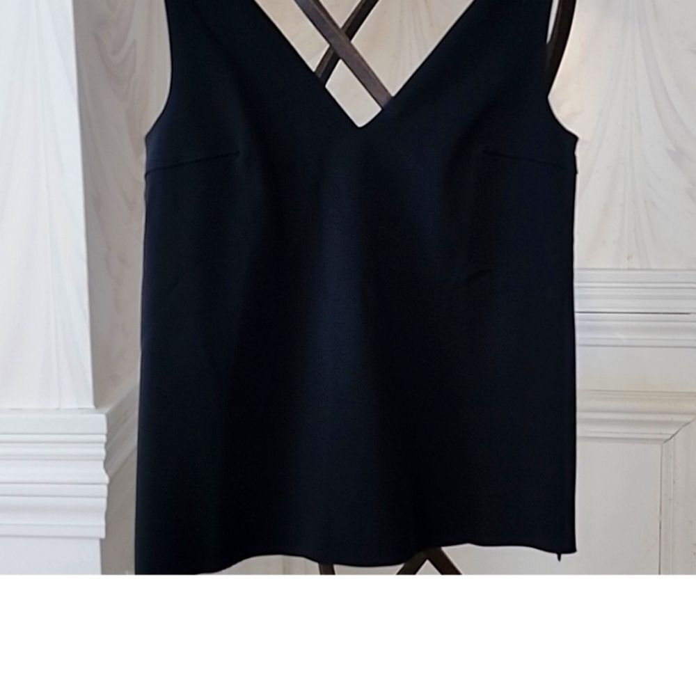 AUTHENTIC PRADA Black Sleeveless Top Size 40 Euro SIZE 4-6 US - Picture 2 of 3